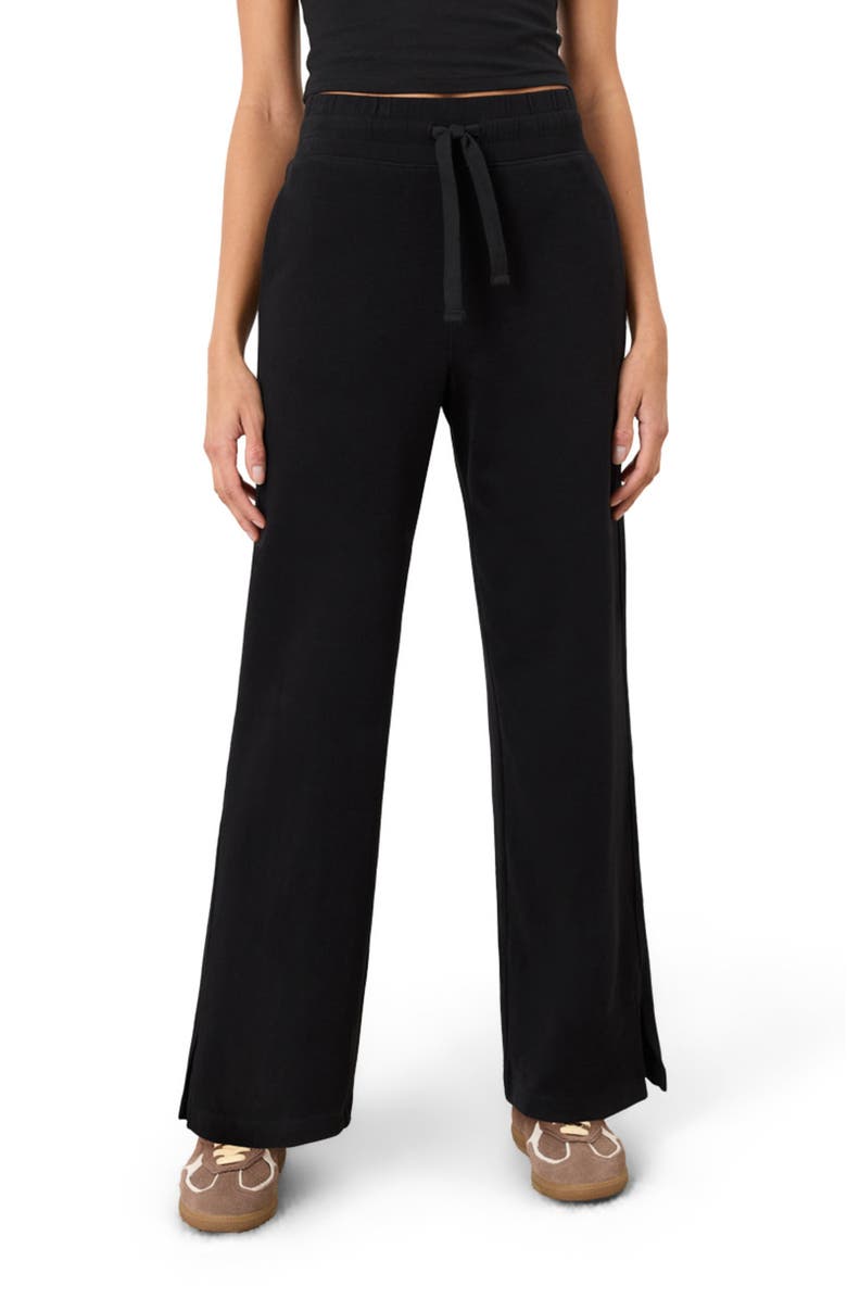 Pact CloudKnit Wide Leg Pant, Alternate, color, Black