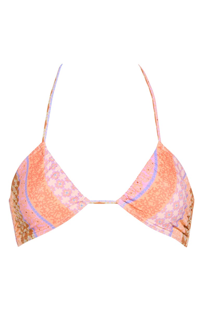 Billabong Move Your Spirit Drew Bikini Top, Main, color, Coral Multi