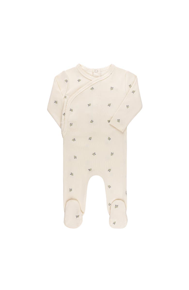 Ely's & Co. Embroidered Collection  - Footie, Main, color, Ivory Berry