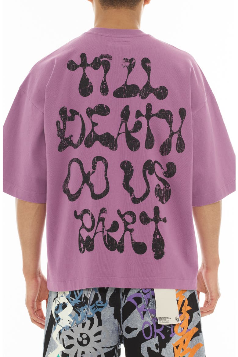 Crewneck Graphic T-Shirt, Alternate, color, DUSTY LAVENDER