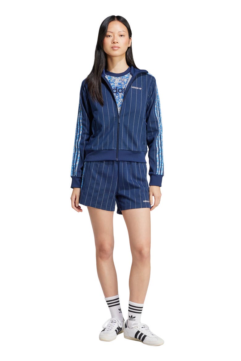 x Liberty London Pinstripe Track Jacket (Women) | Nordstrom