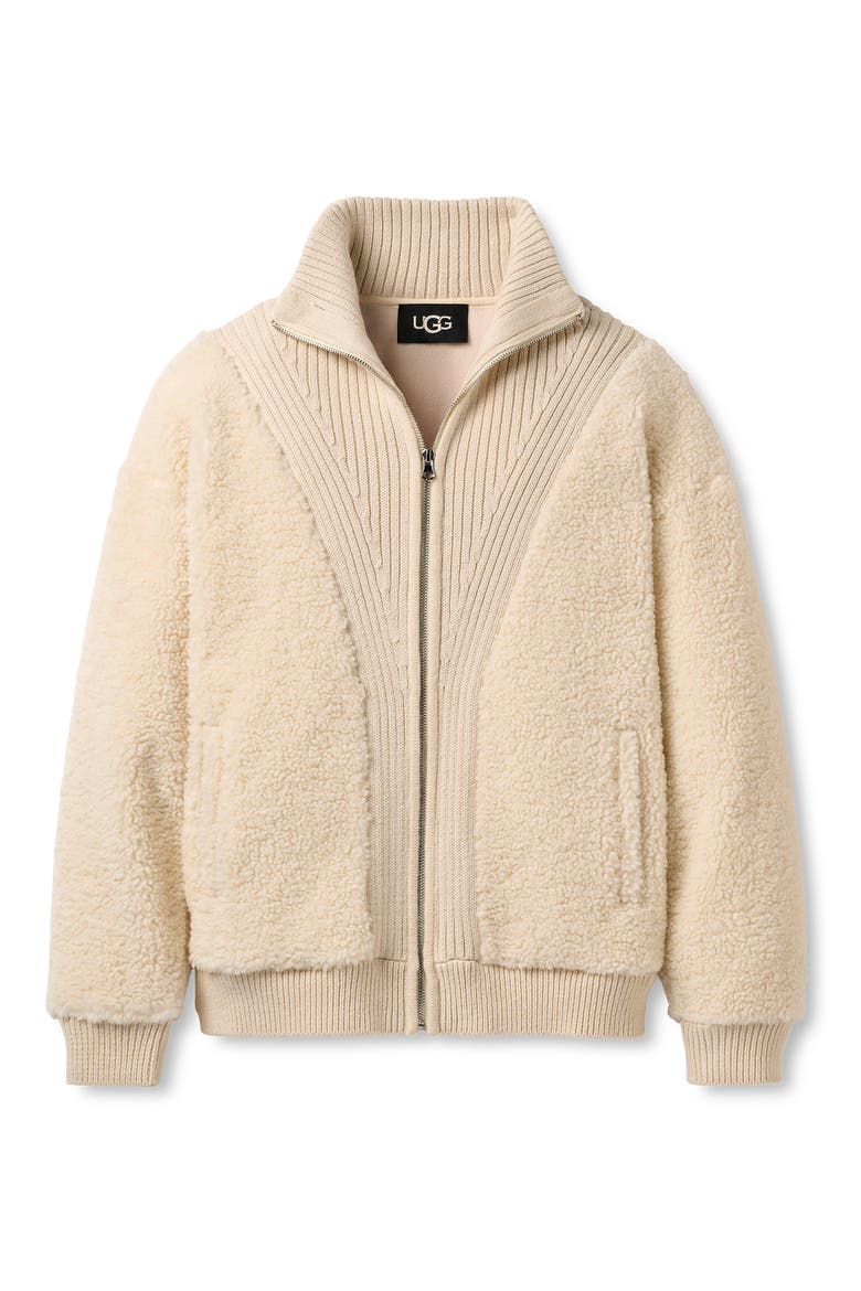 Isannah ChateauKnit Zip Sweater, Alternate, color, CREAM