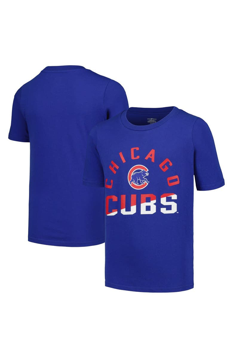 Outerstuff Youth Royal Chicago Cubs Halftime T-Shirt, Main, color, 