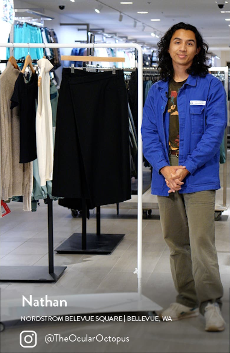 Belmont Asymmetric Midi Skirt, sales video thumbnail