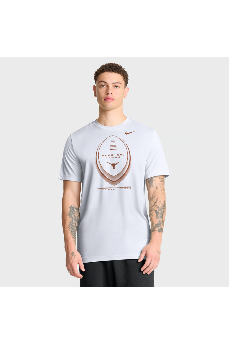Men's Nike White Texas Longhorns Primetime Legend Football Icon Dri-FIT T-Shirt, Main, color, White