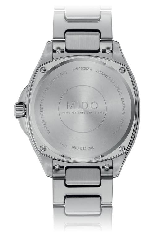 Mido Multifort Diamond Square Automatic Bracelet Watch, 35mm