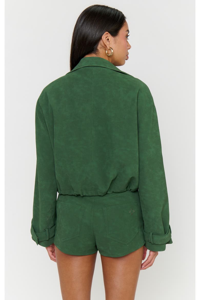 Ventura Jacket, Alternate, color, Green Faux Suede