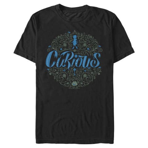 Men's Curious Floral Circle Short Sleeve T-Shirt