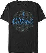 Coraline Men's Curious Floral Circle Short Sleeve T-Shirt