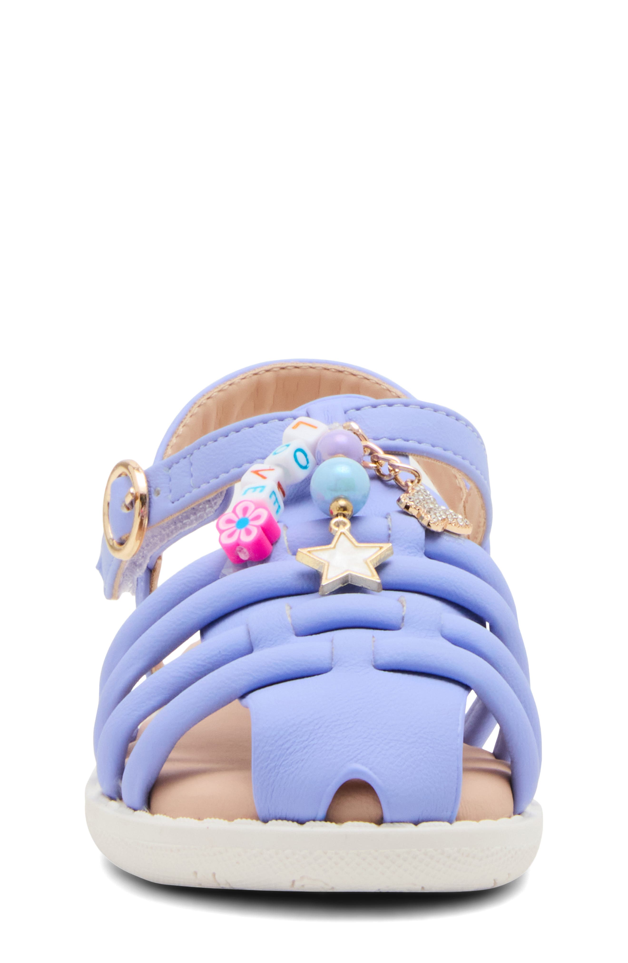 Steve Madden Kids' Pocket Fisherman Sandal, Alternate, color, Purple