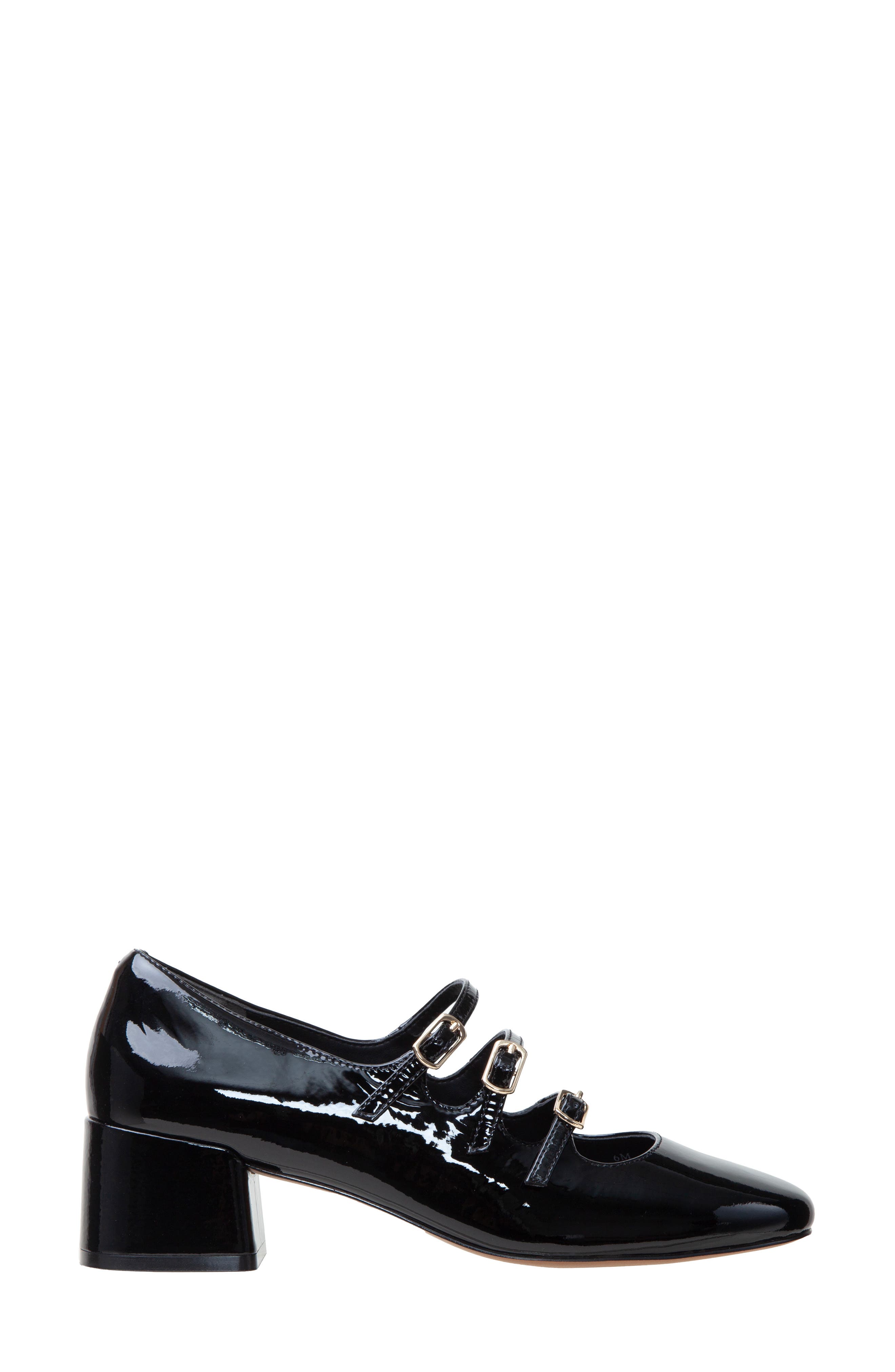 Linea Paolo Mariana Mary Jane Pump, Alternate, color, Black
