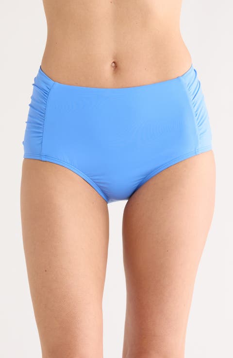 Shirred Bikini Bottoms