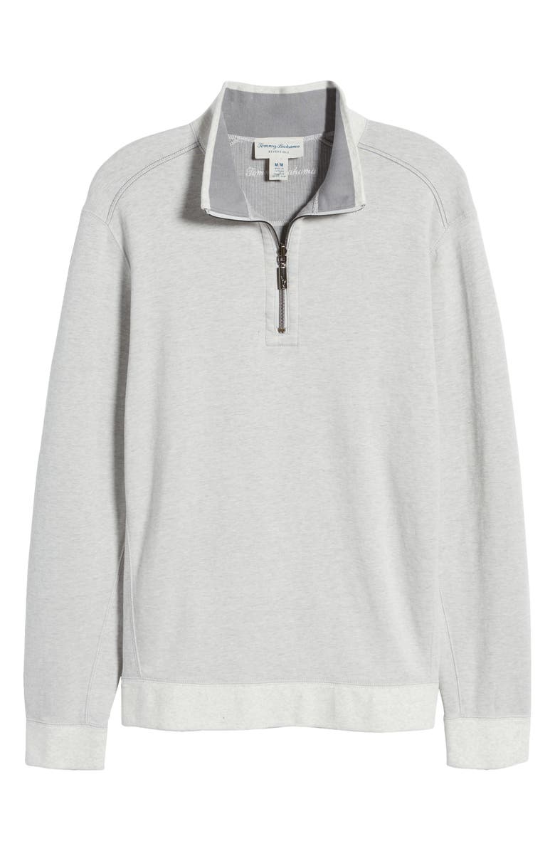 Tommy Bahama Flip Coast Reversible Half Zip Pullover, Main, color, 