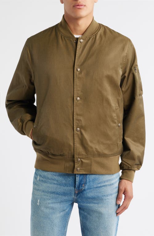 Schott Nyc Ma-1 Water Repellent Reversible Jacket In Green