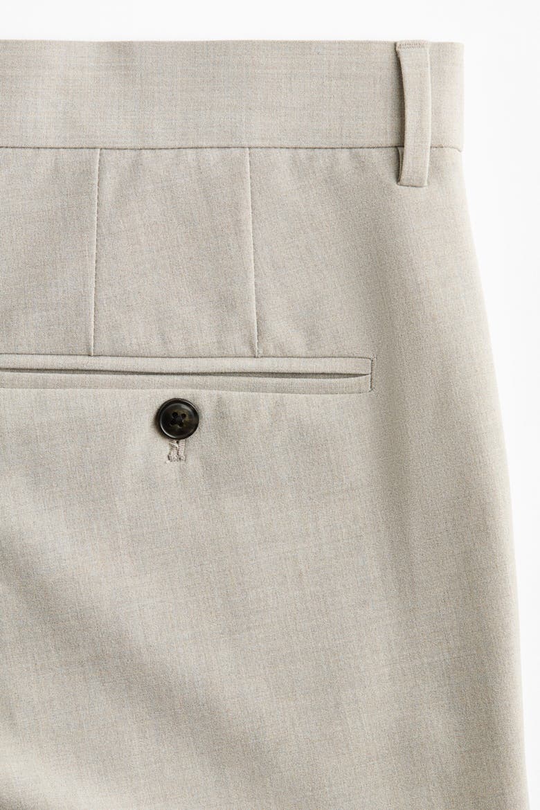 Slim-fit Tailored Pants, Alternate, color, Light taupe