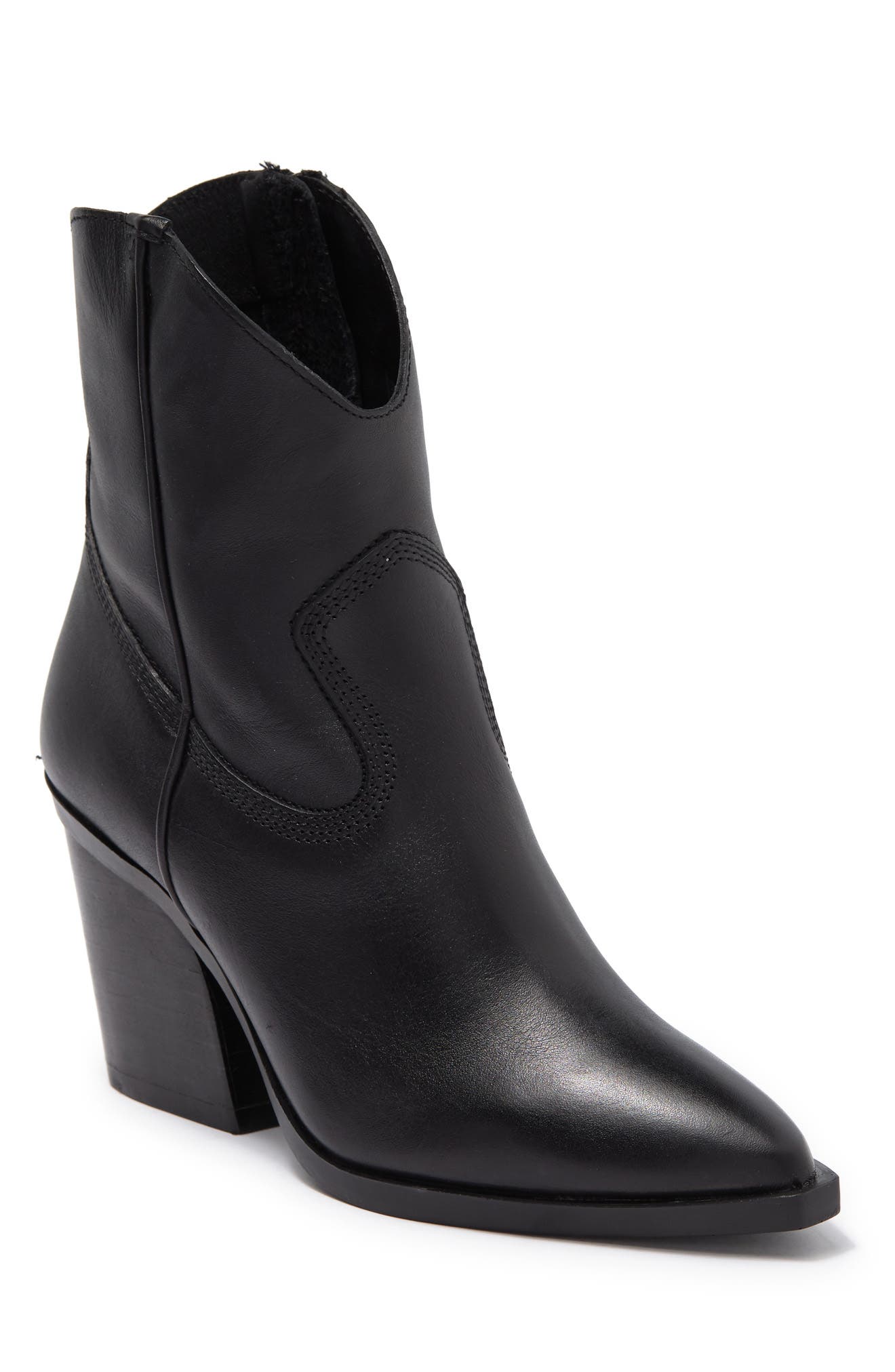 Steve Madden Scope Pointed Toe Western Cowboy Bootie, Main, color, 