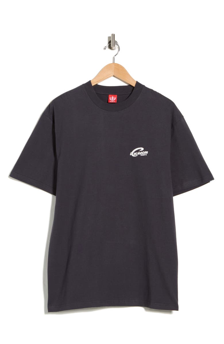 ICECREAM Eye Spy Oversize Graphic T-Shirt, Main, color, Charcoal Art