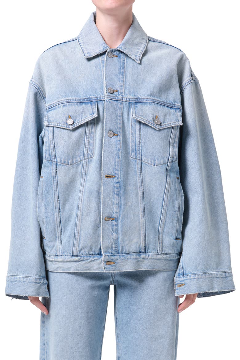 Evin Oversize Denim Trucker Jacket (Women) | Nordstrom