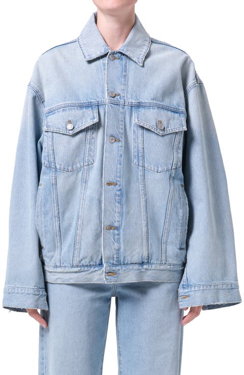 Evin Oversize Denim Trucker Jacket