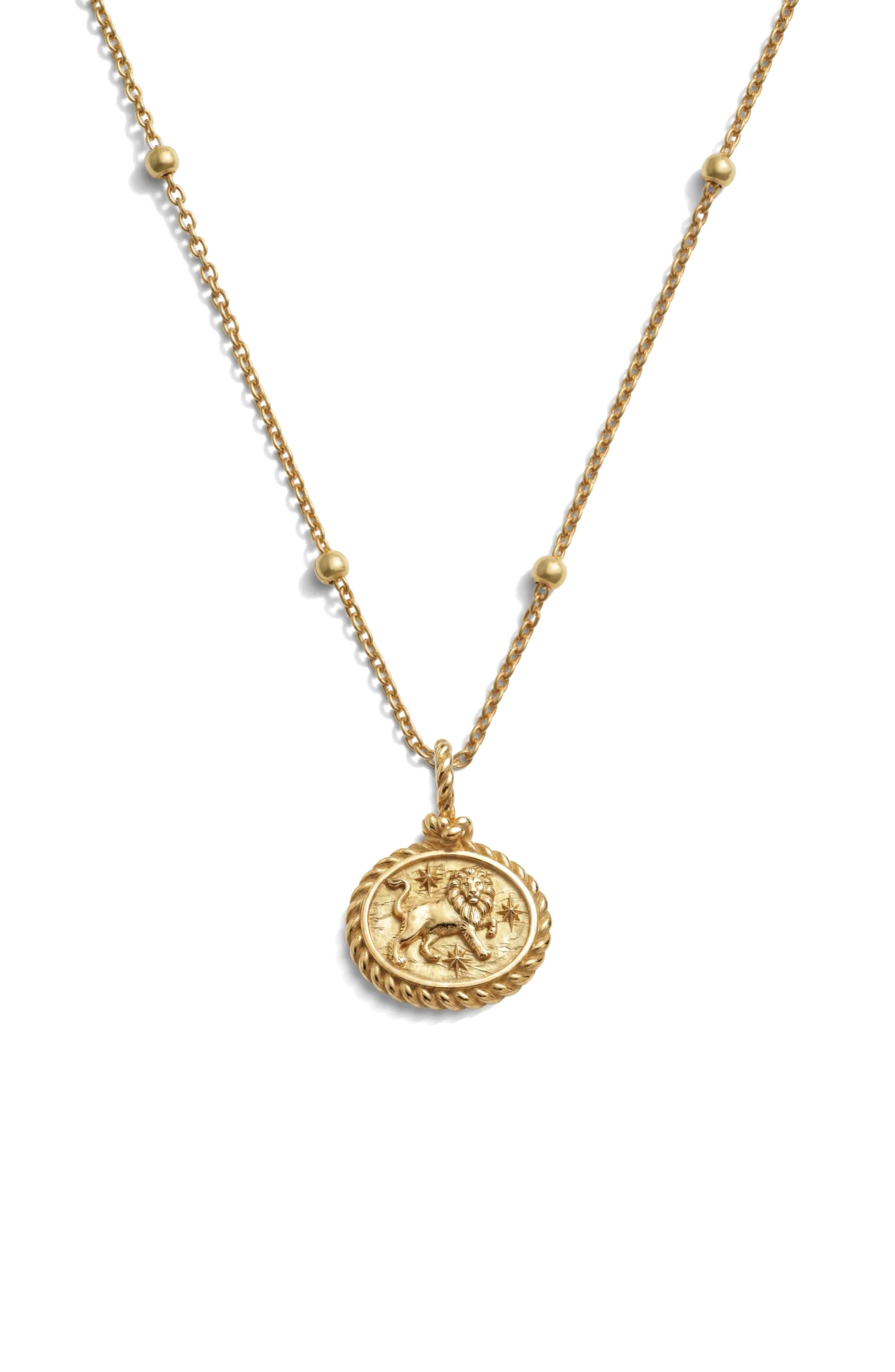 LEO/ 14K GOLD VERMEIL