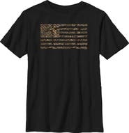 MOSSY OAK Boy's Mossy Oak In the Woods Flag Graphic T-Shirt