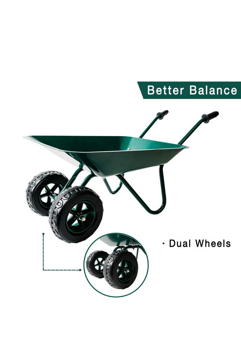 Metal Wheelbarrow, Alternate, color, Multicolored