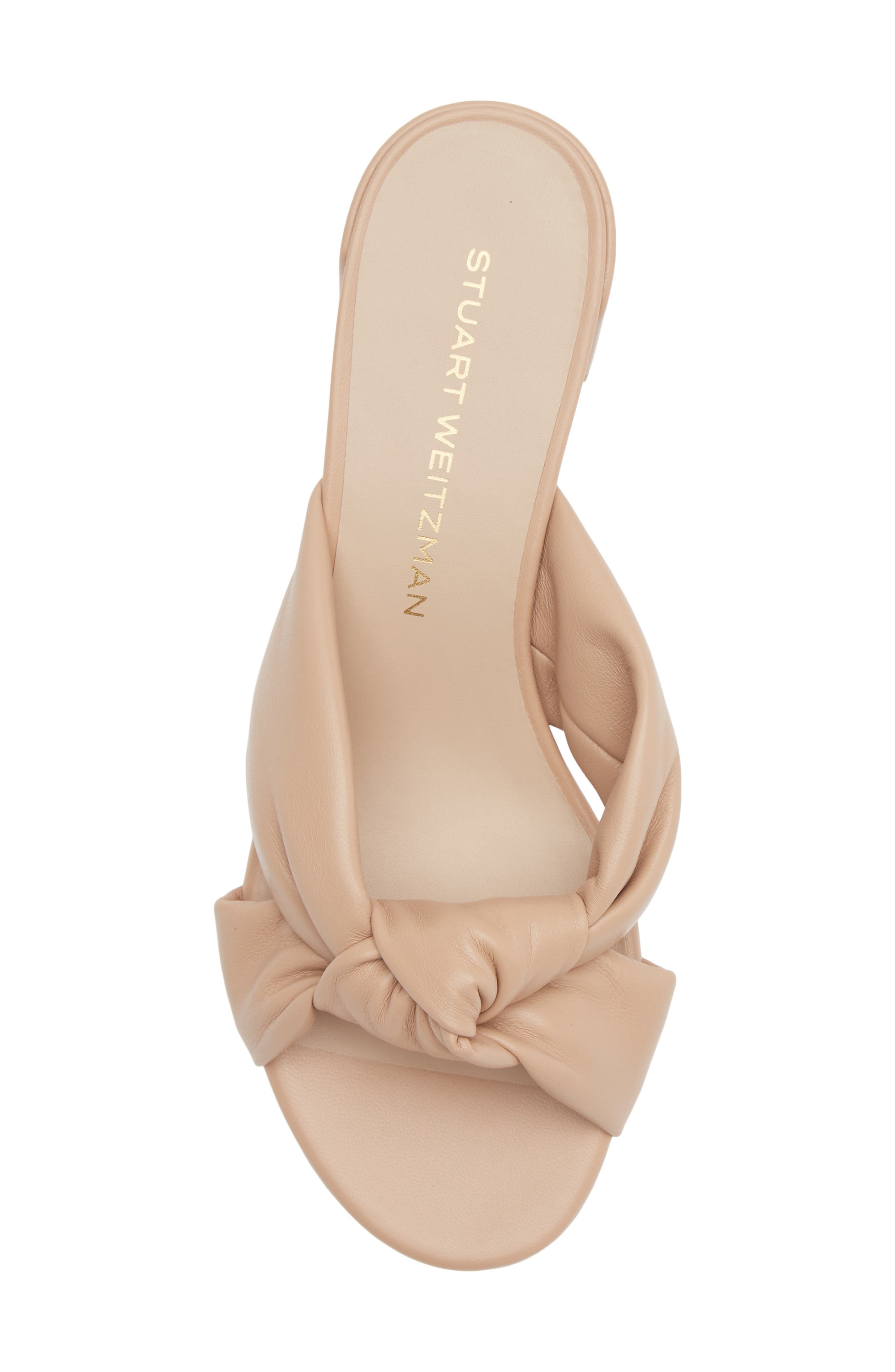 Stuart Weitzman Soplaya Block Slide 50, Alternate, color, Adobe