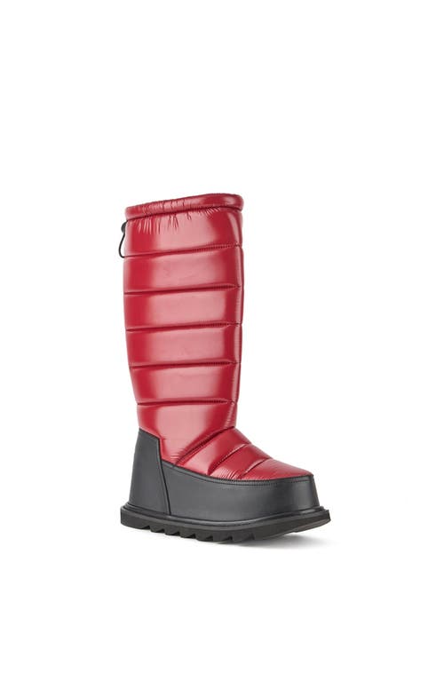 United Nude Zembla Bubble Boot In Red