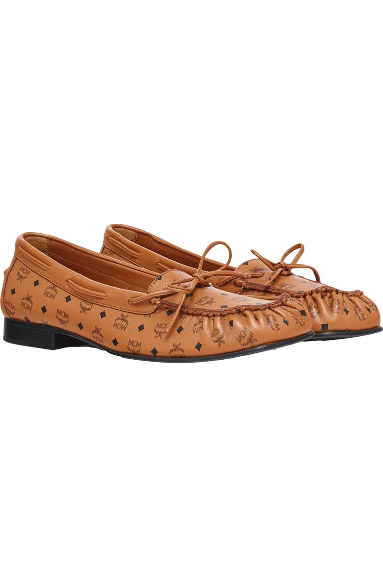 MCM Monogram Moccasin in Lamb Leather, Main, color,