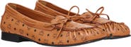 MCM Monogram Moccasin in Lamb Leather