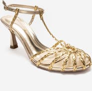 Prologue Shoes Gerald Woven Strap Stiletto Pump