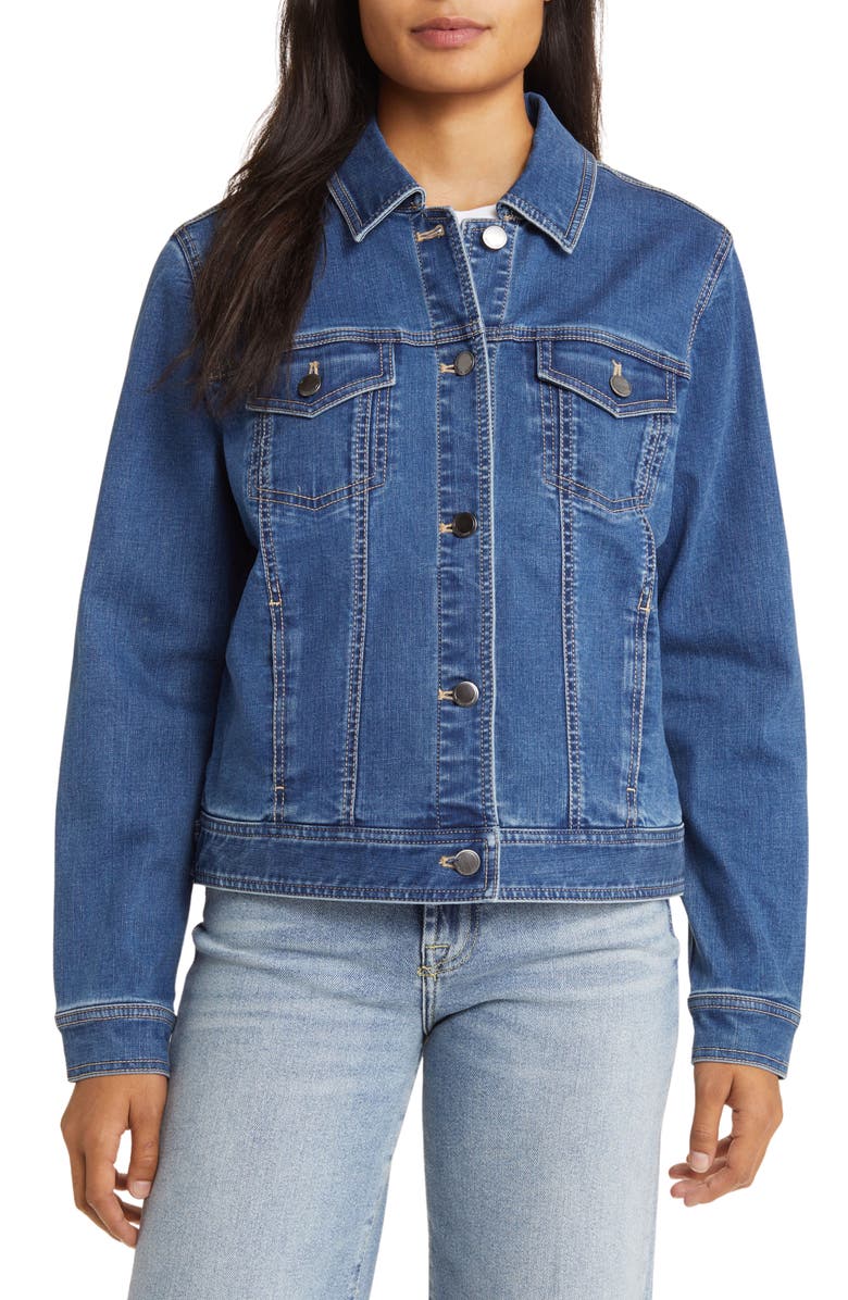 Tommy Bahama Boracay Denim Trucker Jacket, Alternate, color, 