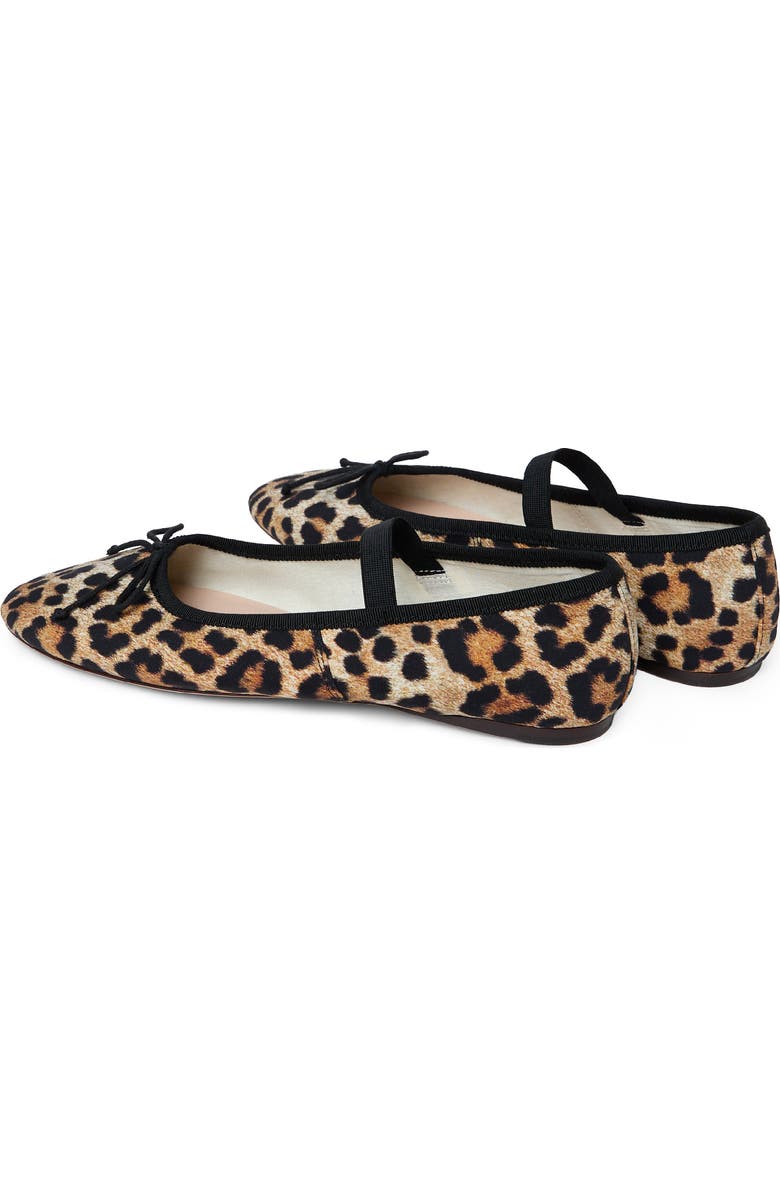 Loeffler Randall Leonie Soft Mary Jane Ballet Flat, Alternate, color, Leopard