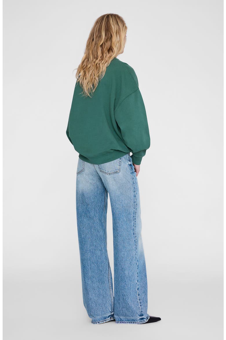 Miles Sweatshirt Leo Muse, Alternate, color, Deep Emerald