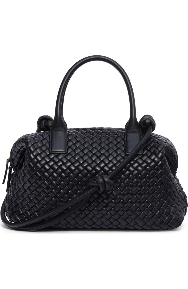 Bottega Veneta Bauletto Padded Intrecciato Leather Bowler Bag, Alternate, color,
