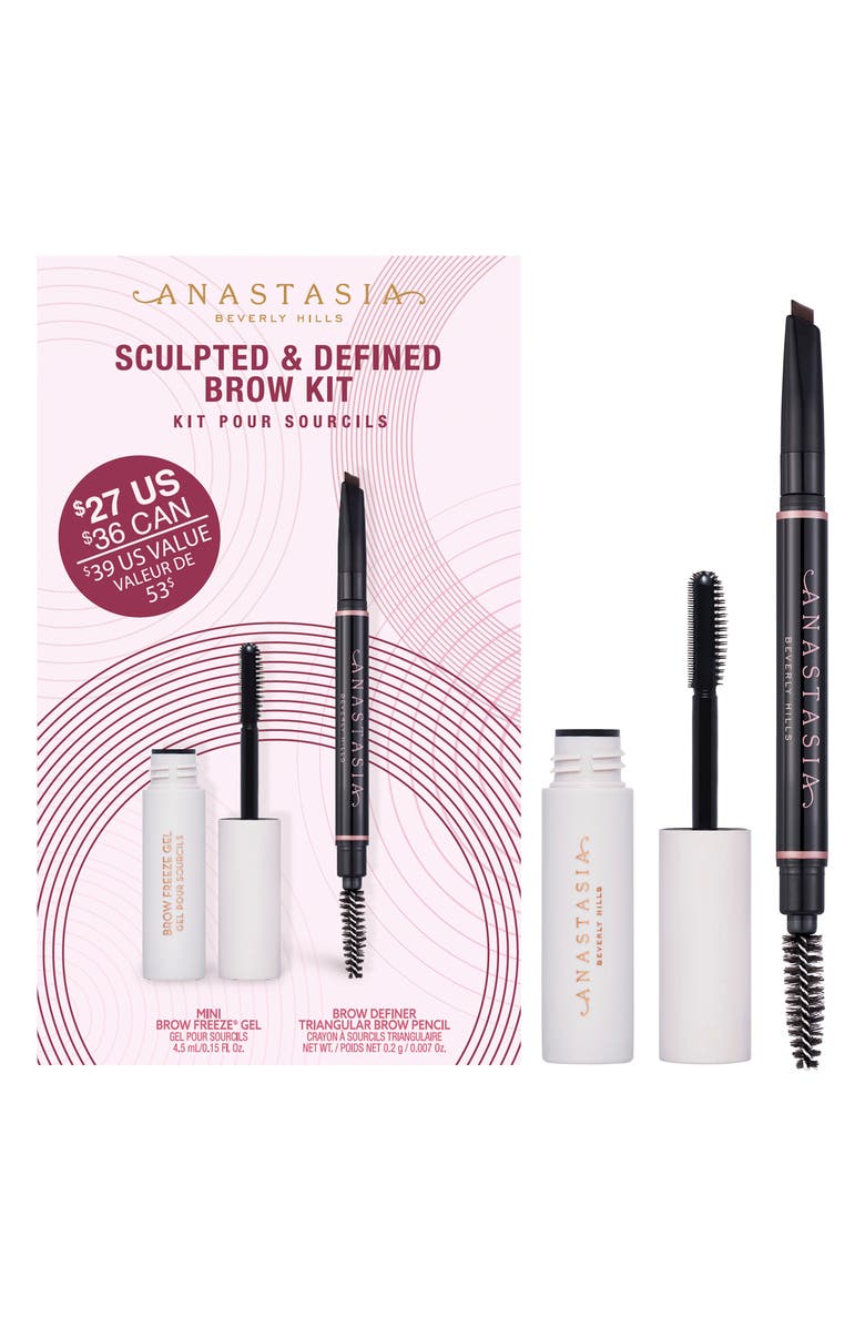 Anastasia Beverly Hills Sculpted & Defined Brow Kit $39 Value, Main, color, Medium Brown