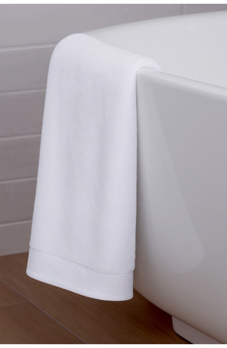 BedVoyage Luxury Viscose Odor & Mildew Resistant Towel Collection, Bath Towel 1pc, Alternate, color, White