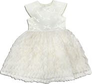 JOE-ELLA Kids' Bow Textured Dress