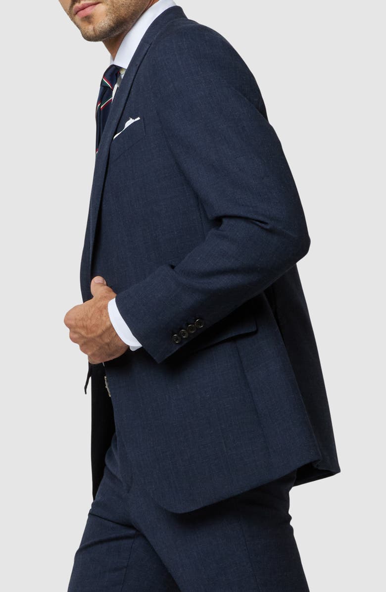 Sid Mashburn Kincaid No. 3 Wool Suit, Alternate, color, Air Force Blue High Twist