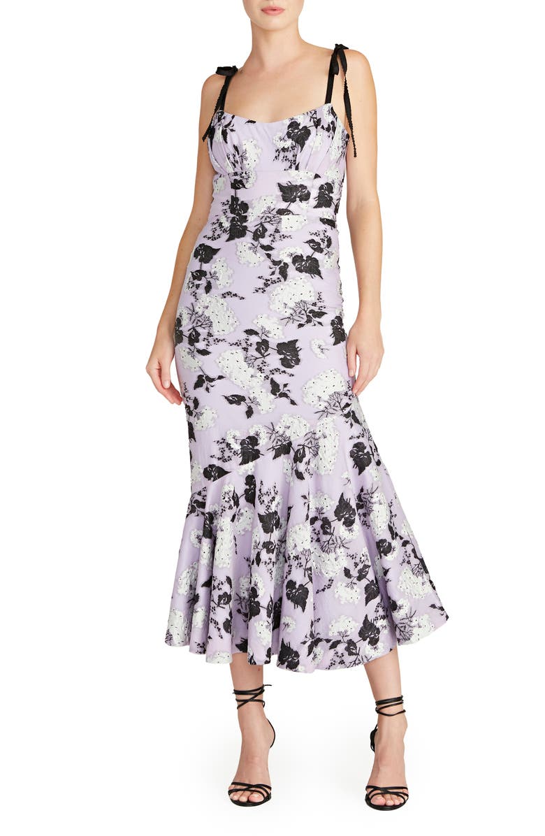 ML Monique Lhuillier Midi Dress, Main, color, 