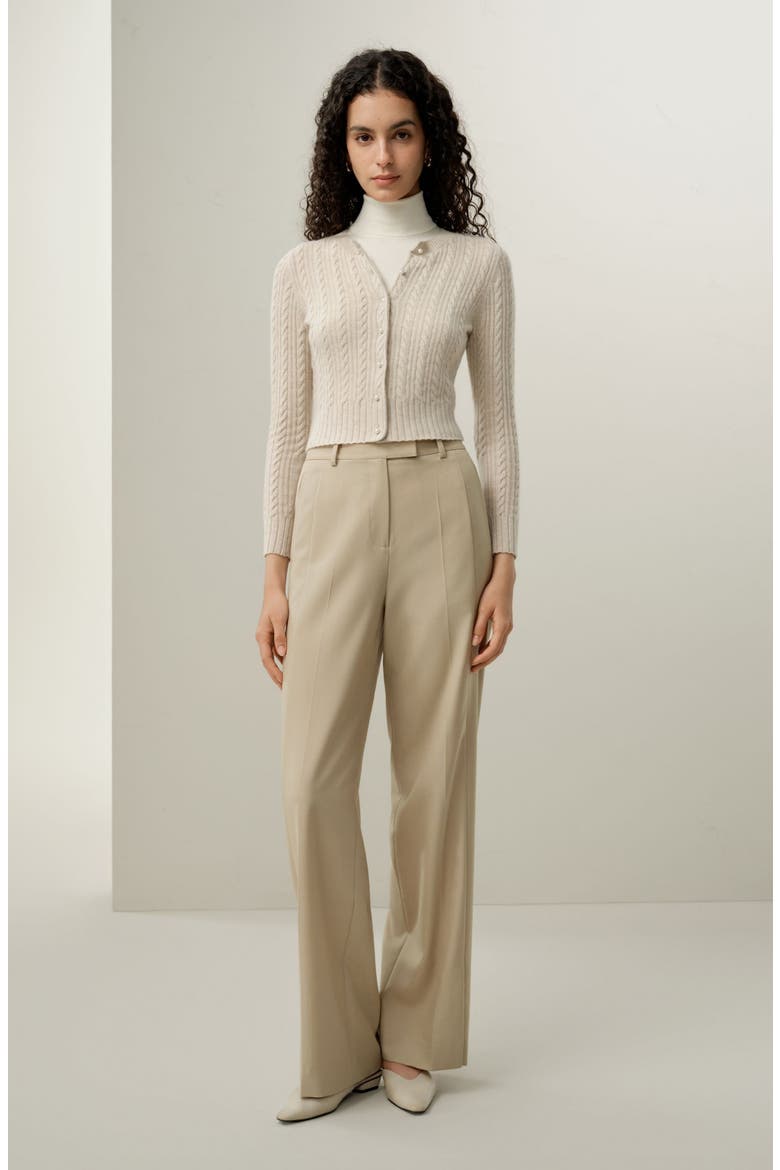 The Hawthorn Cardigan, Alternate, color, Oat