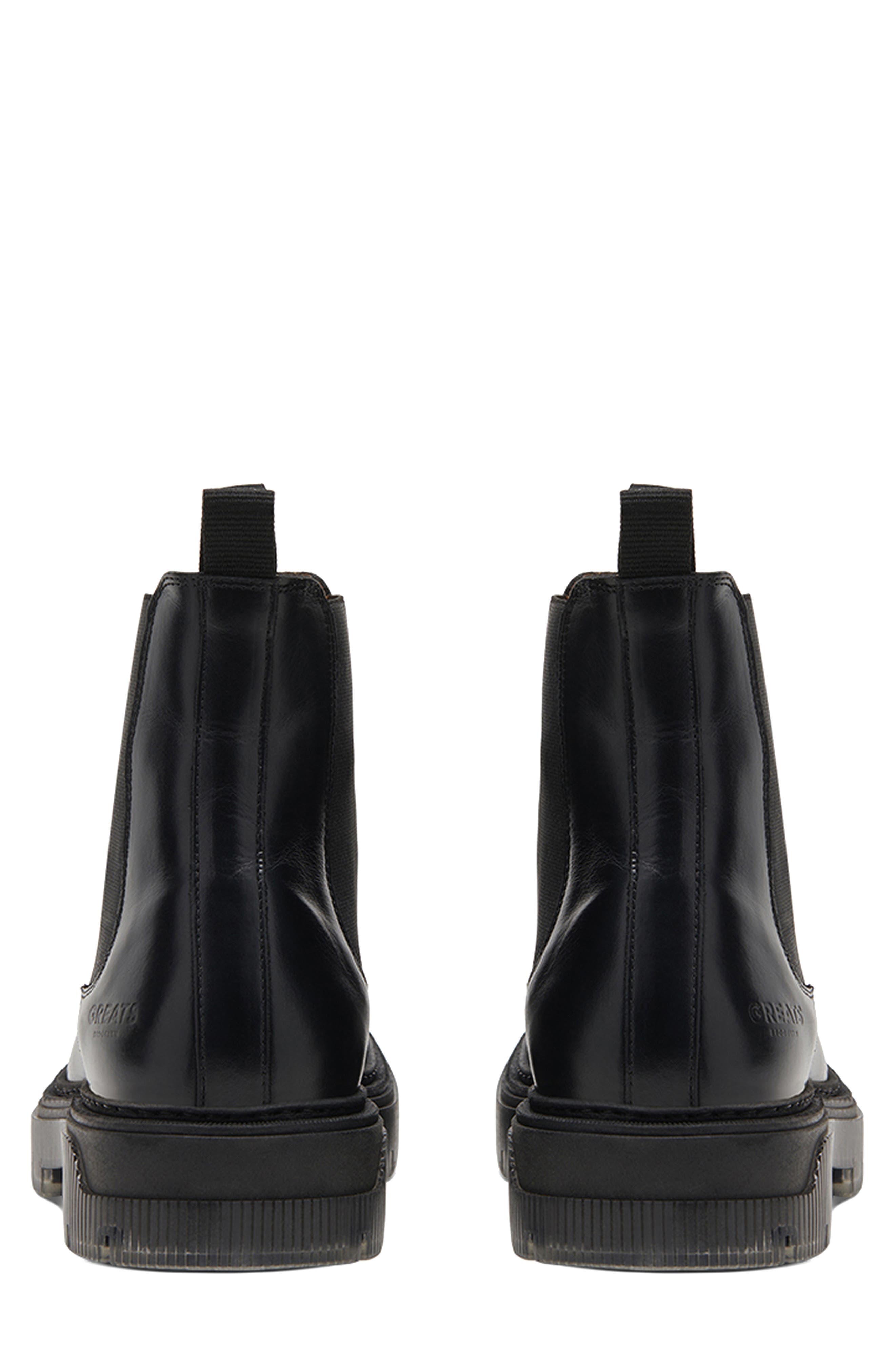 GREATS Bowery Chelsea Boot, Alternate, color, Nero
