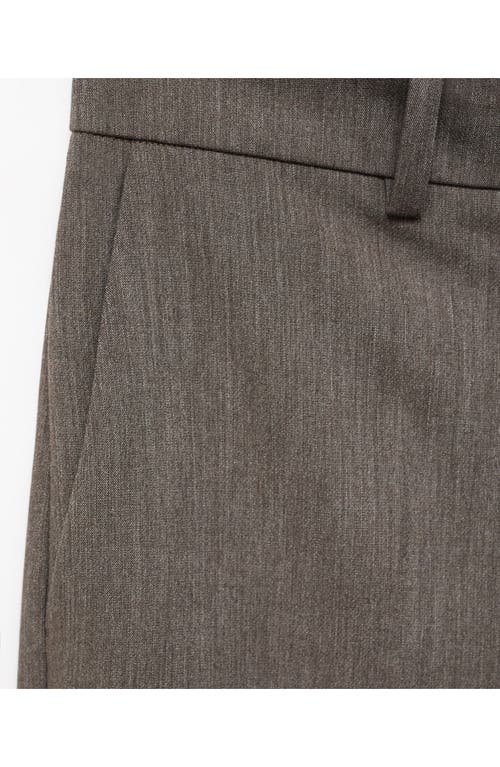 Mango Emma Flare Pants In Gray