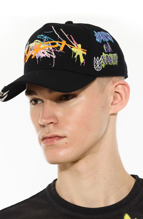 Cult Of Individuality Logo Graphic Trucker Hat In Black