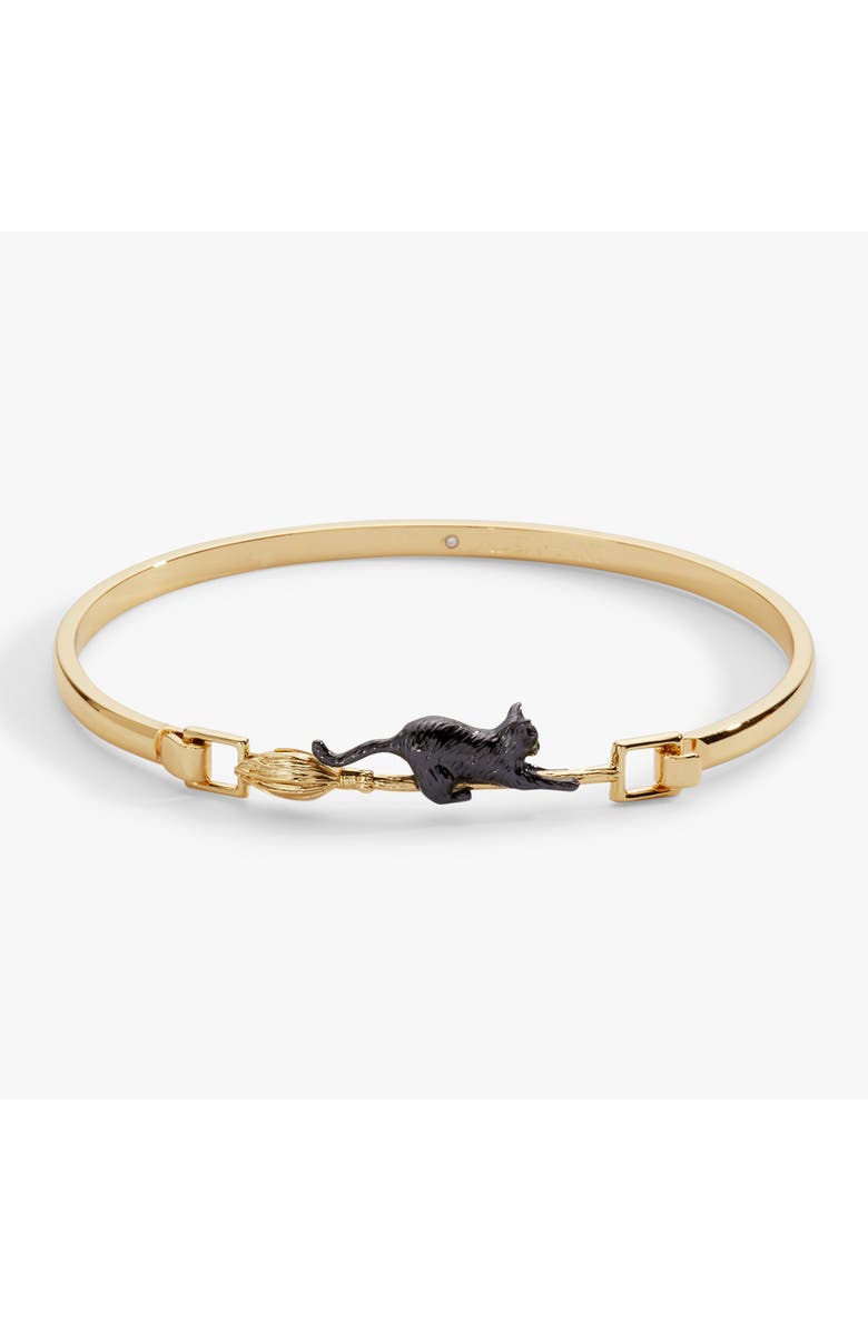 Alex and Ani Celestial Cat Tension Bangle, Alternate, color, Gold
