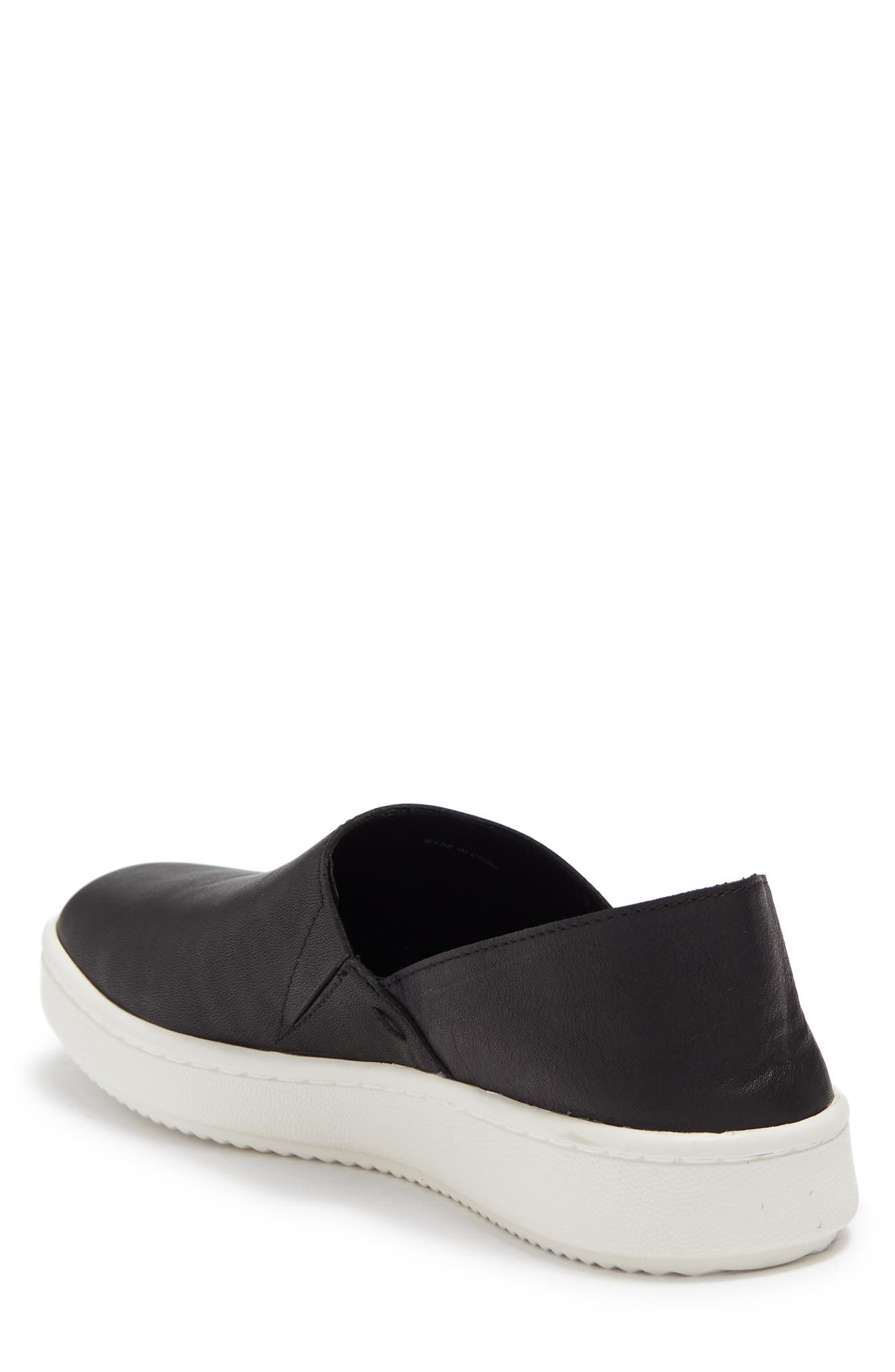 Eileen Fisher Panda Leather Slip-On Sneaker, Alternate, color, 