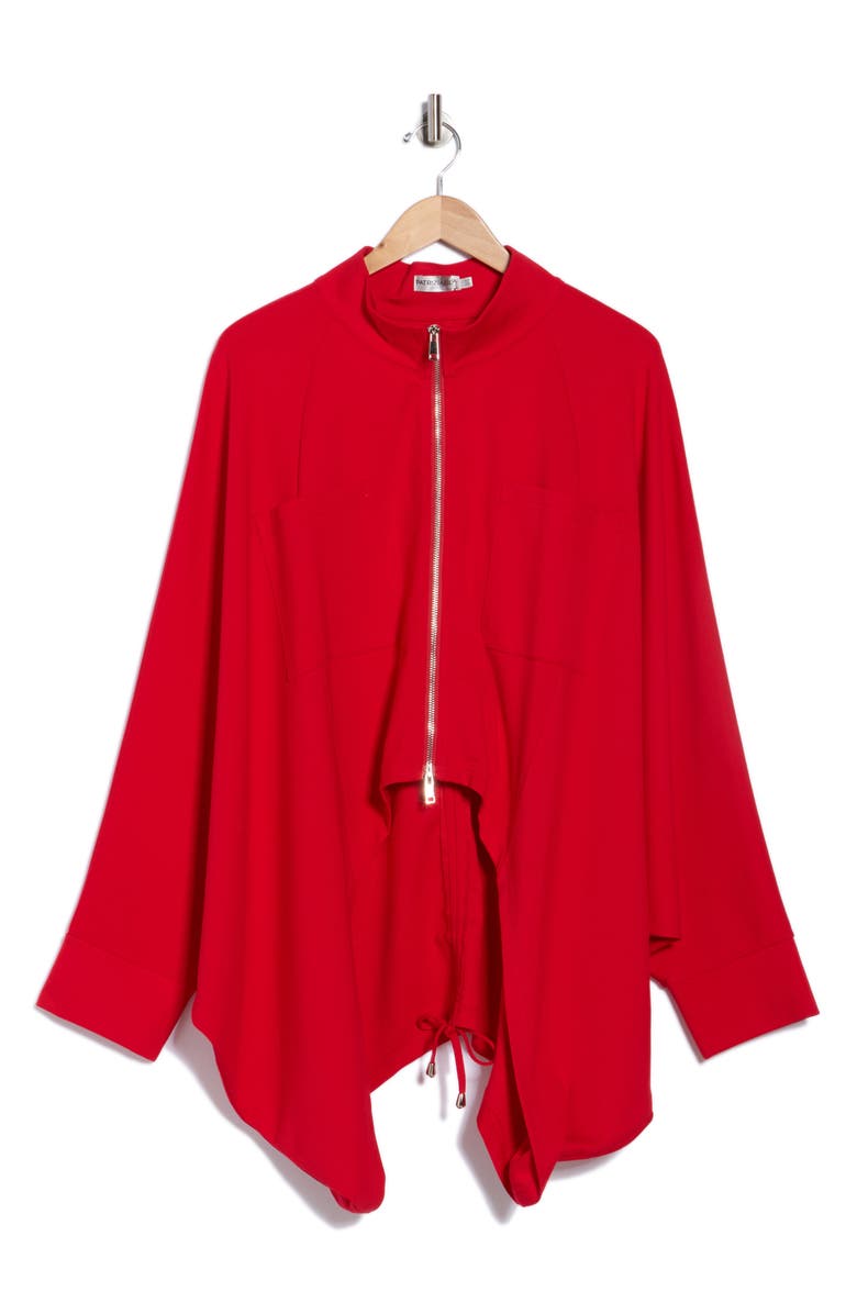 PATRIZIA LUCA Cocoon Jacket, Alternate, color, Red