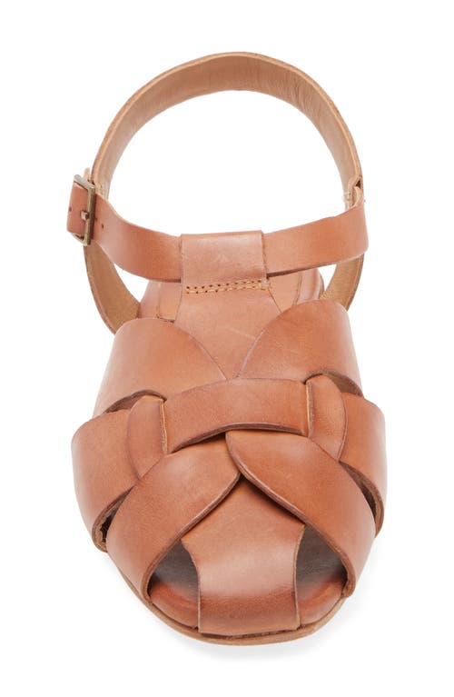 Jeffrey Campbell Reverie Fisherman Sandal In Tan