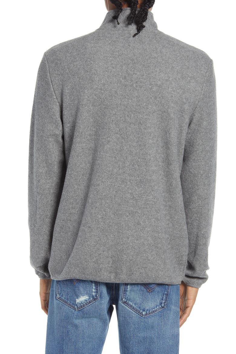 Zip Teddy Jacket, Alternate, color, ECO GREY
