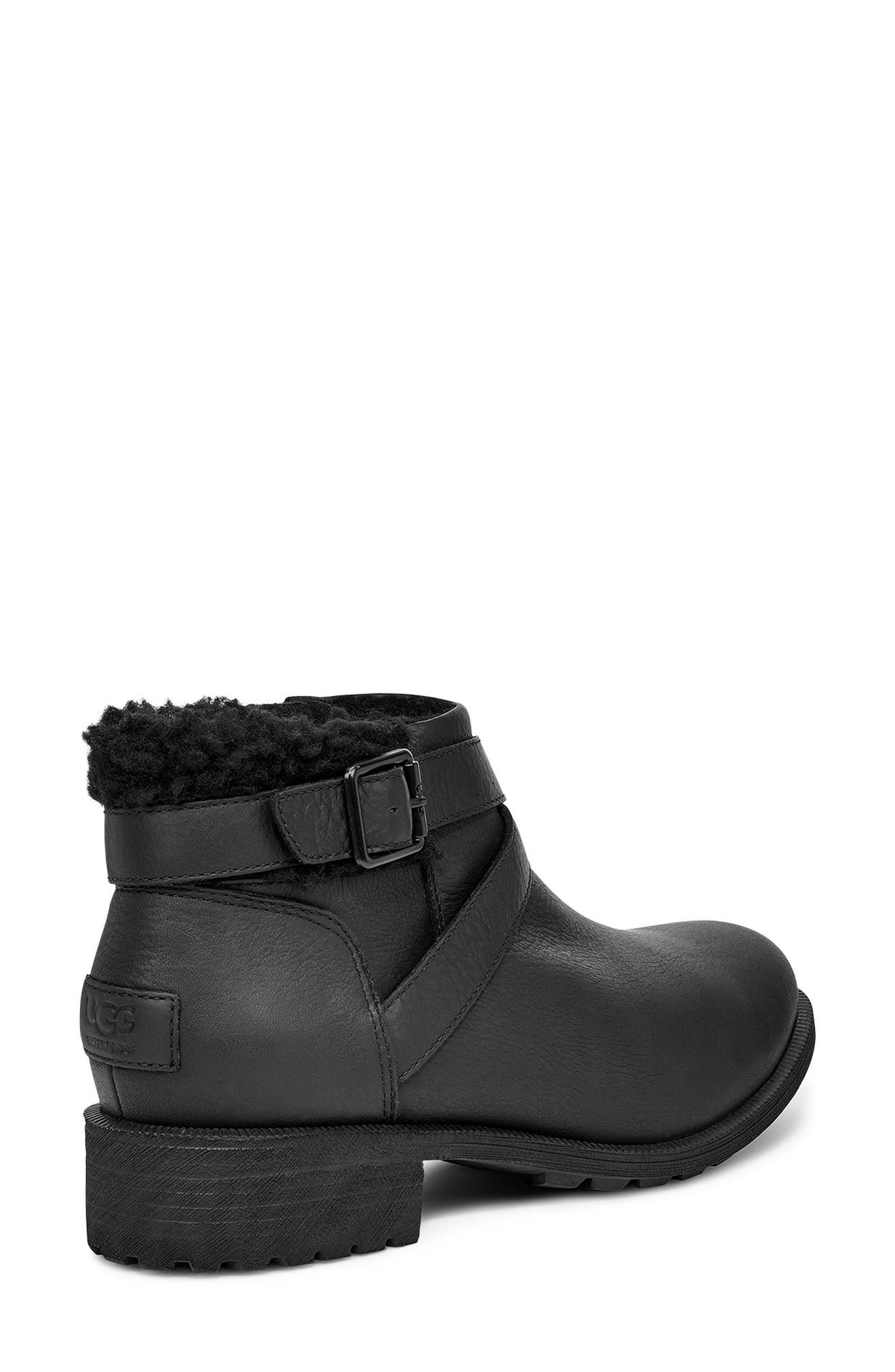 Benson II Waterproof Bootie, Alternate, color, BLACK LEATHER